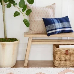 Thatcher Wood Bench - Threshold Designed With Studio McGee™ -Whalen Furniture GUEST 75fb163c 3ed7 4f03 b567 04987a73ebef