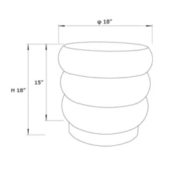 Clarkdale Channel Tufted Ottoman With Wood Base - Threshold™ Designed With Studio McGee -Whalen Furniture GUEST 7621a4fb 13fc 40b5 8a63 c059333f64cb