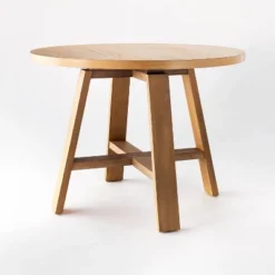 42" Linden Round Wood Dining Table - Threshold™ Designed With Studio McGee -Whalen Furniture GUEST 76f39d84 a190 4b52 8dd9 493baf78d72a