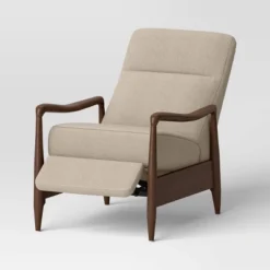 Dusk Mid-Century Wooden Arm Recliner - Threshold™ -Whalen Furniture GUEST 77d0e33b 06b5 4aff a2fe b5d92c33f561