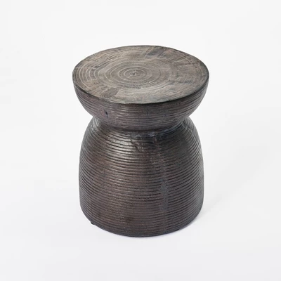 Grantsville Drum Accent Table Black - Threshold™ Designed With Studio McGee 4 Grantsville Drum Accent Table Black - Threshold™ Designed With Studio McGee - Image 2