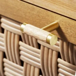 Palmdale Nightstand Woven 1 Drawer Natural - Threshold™ Designed With Studio McGee -Whalen Furniture GUEST 7aa51145 9141 4593 bc18 9e348d13463b