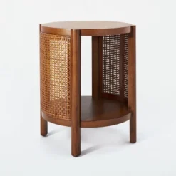 Portola Hills Woven Accent Table - Threshold™ Designed With Studio McGee -Whalen Furniture GUEST 7b7ad58d 979c 4664 ae8c 9d271e797623