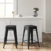 Set Of 2 Carlisle Backless Swivel Counter Height Barstool Matte Black - Threshold™ 2 Set Of 2 Carlisle Backless Swivel Counter Height Barstool Matte Black - Threshold™ -Whalen Furniture GUEST 7c302ba9 8d1e 4f3d ad91 f234c58b5fbf