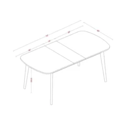 Astrid Mid-Century Drop Leaf Dining Table - Threshold™ 15 Astrid Mid-Century Drop Leaf Dining Table - Threshold™ -Whalen Furniture GUEST 804508c4 e30b 4c64 8f04 e4df960068df