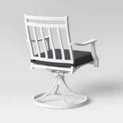 2pc Fairmont Metal Rocking Outdoor Patio Dining Chairs Swivel Chairs Charcoal - Threshold™ -Whalen Furniture GUEST 8095e778 abcb 41b8 bb98 fd8371ca878d