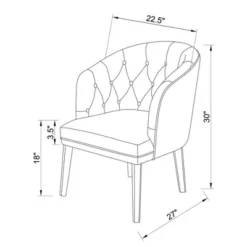Catonsville Barrel Chair - Threshold™ -Whalen Furniture GUEST 84d57330 6205 40a6 86a3 35635ca951ac
