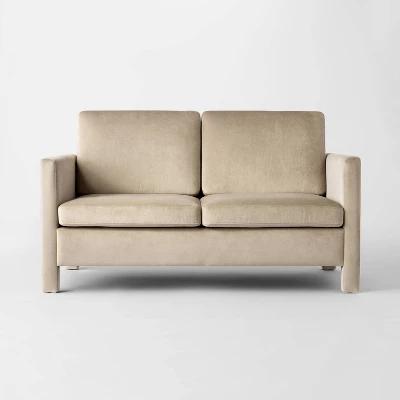 Bellfield Fully Upholstered Loveseat Tan - Threshold™ Designed With Studio McGee 4 Bellfield Fully Upholstered Loveseat Tan - Threshold™ Designed With Studio McGee - Image 2