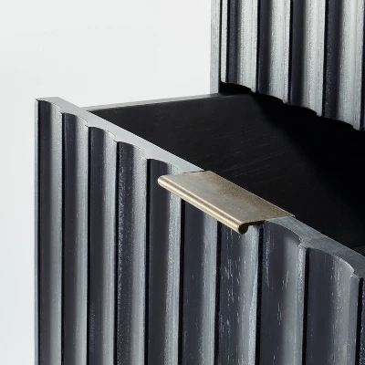 Thousand Oaks Wood Scalloped End Table With Drawers - Threshold™ Designed With Studio McGee 6 Thousand Oaks Wood Scalloped End Table With Drawers - Threshold™ Designed With Studio McGee - Image 4