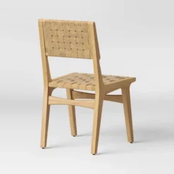 Ceylon Woven Dining Chair Natural Wood - Threshold™ -Whalen Furniture GUEST 881764a3 1cf9 4d16 921c ac224c2fb9b2