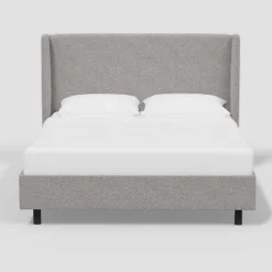 Antwerp Wingback Platform Bed In Boucle - Threshold™