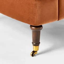 Mercer Rolled Upholstered Armchair With Casters - Threshold™ Designed With Studio McGee -Whalen Furniture GUEST 88cc8cd4 3efe 42db 9778 3b64178ca13c