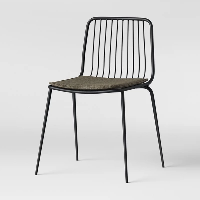 Set Of 2 Sodra Rounded Seat Wire Dining Chair Black - Threshold™ 5 Set Of 2 Sodra Rounded Seat Wire Dining Chair Black - Threshold™ - Image 3