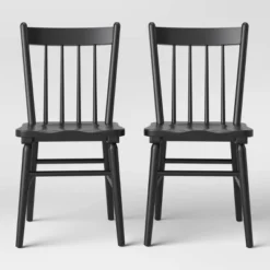 Set Of 2 Hassell Wood Dining Chair - Threshold™ -Whalen Furniture GUEST 8f779746 dab5 45fe 9afd f86a6e77aadc