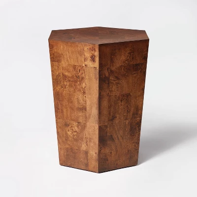 Ogden Burled Wood Accent Table - Threshold™ Designed With Studio McGee 10 Ogden Burled Wood Accent Table - Threshold™ Designed With Studio McGee - Image 8