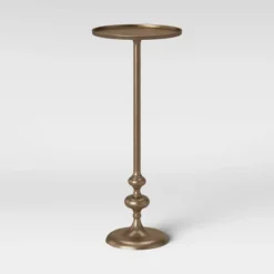 Londonberry Turned Accent Table Brass - Threshold -Whalen Furniture GUEST 9015dc52 48a8 4cd2 9191 c3c1cce8e7c2