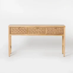 Palmdale Woven Drawer Console Natural - Threshold™ Designed With Studio McGee -Whalen Furniture GUEST 91f42ea7 07c9 439d ba1d 592ebcacc5ff