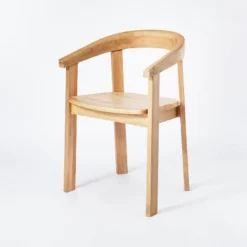 Terra Solid Wood Curved Back Dining Chair - Threshold™ Designed With Studio McGee 17 Terra Solid Wood Curved Back Dining Chair - Threshold™ Designed With Studio McGee -Whalen Furniture GUEST 9247e68d 2d42 4de0 acf8 805ddf967c24