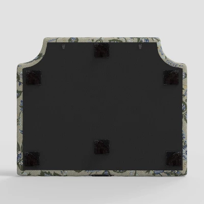 Twin Charlie Notched Border Stick-on-the-Wall Dorm Headboard USB - Threshold™ 4 Twin Charlie Notched Border Stick-on-the-Wall Dorm Headboard USB - Threshold™ - Image 2