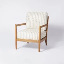 Park Valley Ladder Back Wood Arm Accent Chair - Threshold™ Designed With Studio McGee -Whalen Furniture GUEST 92be03c0 1a4a 45cc 8fbc 9166e77bc4ae