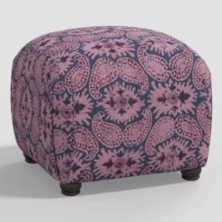 Poppy Ottoman In Damask - Skyline Furniture -Whalen Furniture GUEST 93ba61ba 574c 45ca 9c71 297a8f25aa5d