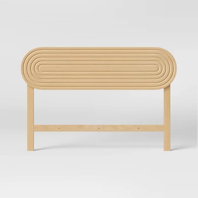 Queen/Full Arched Headboard Natural - Threshold™ 4 Queen/Full Arched Headboard Natural - Threshold™ - Image 2