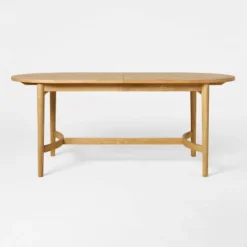 Cardamine Racetrack Dining Table Natural Wood - Threshold™ Designed With Studio McGee -Whalen Furniture GUEST 94d5c835 499f 42a8 868b 8b739437013d