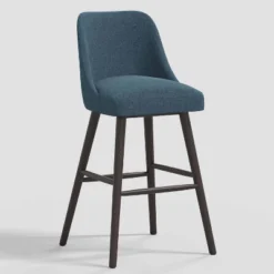 Geller Modern Textured Linen Counter Height Barstool - Threshold™ -Whalen Furniture GUEST 95459fa5 9f24 4072 b9b1 9a815d57a9d9