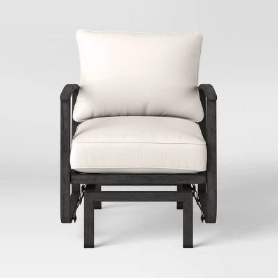 2pc Ryegate Glider Outdoor Patio Chairs, Club Chairs Gray - Threshold™ 5 2pc Ryegate Glider Outdoor Patio Chairs, Club Chairs Gray - Threshold™ - Image 3