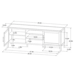 Warwick TV Stand For TVs Up To 69" With Storage - Threshold™ -Whalen Furniture GUEST 9651a4a1 ac36 4831 8126 47488a953e9a