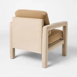 Upholstered Sculptural Accent Chair Brown - Threshold™ Designed With Studio McGee -Whalen Furniture GUEST 96baadd8 aab6 44d3 ab92 74d5eb6828f2