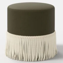 Fringe Ottoman - Threshold™ -Whalen Furniture GUEST 9b42e120 0107 4790 97a1 6f222f1784a5