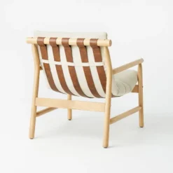 Holly Sling Back Accent Chair Cream/Natural - Threshold™ Designed With Studio McGee Assembly Required -Whalen Furniture GUEST 9cc8bd68 2282 4f24 a5d8 481e2294a461 1