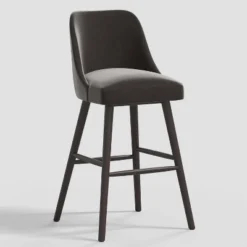 Geller Modern Counter Height Barstool In Shiny Velvet - Threshold™ -Whalen Furniture GUEST 9ceee4f4 3532 47ea 9a6e de37379001d8