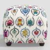 Poppy Ottoman In Damask - Skyline Furniture -Whalen Furniture GUEST 9f09c3ce 1bf9 49b6 8e2a 27a0c1941636