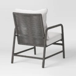 2pc Granby Padded Wicker Outdoor Patio Chairs, Club Chairs Gray - Threshold™ -Whalen Furniture GUEST 9fe2e90e 2a7e 43ed 8d60 548fcadc7ff9