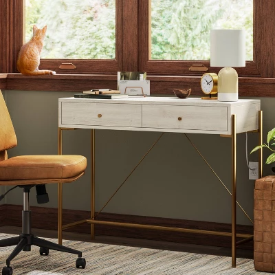 Elowen Desk With Drawer - Threshold™ 4 Elowen Desk With Drawer - Threshold™ - Image 2