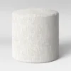 Bodrum Round Upholstered Ottoman - Threshold™