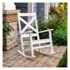 POLYWOOD Shawboro Outdoor Patio Rocking Chair - Threshold™ -Whalen Furniture GUEST a2effdb0 4f60 4cb6 adb9 30cda7b6bf5f