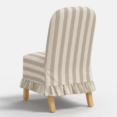 Replacement Ruffled Slipcover Only For Rounded Back Dining Chair - Threshold™ 5 Replacement Ruffled Slipcover Only For Rounded Back Dining Chair - Threshold™ - Image 3