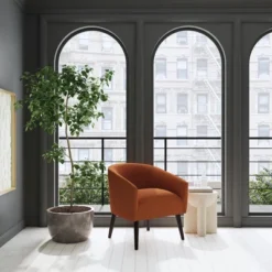 Printers Chair In Textured Linen - Threshold™ -Whalen Furniture GUEST a54af641 c6e2 41ac 8306 f3e065161ac4