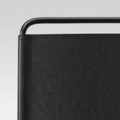 Ward Sling Metal Counter Height Barstool Black Faux Leather - Threshold™ -Whalen Furniture GUEST a6060c85 f4a0 4e8c 8bad 4440426f5ad6