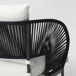 Mackworth Rope Patio Loveseat - Black - Threshold™ -Whalen Furniture GUEST a7de083f d665 45f7 aed3 b0b74334c8d3