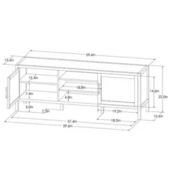 Warwick TV Stand For TVs Up To 69" With Storage - Threshold™ -Whalen Furniture GUEST aa5ced08 9927 4c02 baaa 6c8be324d626