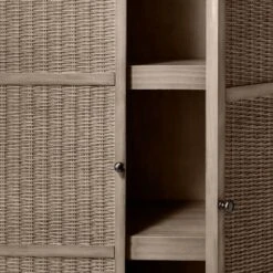 Brandeis Woven Cabinet Brown - Threshold™ Designed With Studio McGee -Whalen Furniture GUEST ab3e6001 2a20 47f1 b154 408774d065e9