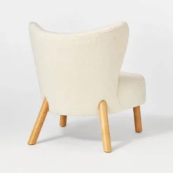 Sculpted Faux Shearling Accent Chair Cream - Threshold™ Designed With Studio McGee 10 Sculpted Faux Shearling Accent Chair Cream - Threshold™ Designed With Studio McGee -Whalen Furniture GUEST ab910c40 8928 443c b873 4204bceb8dee
