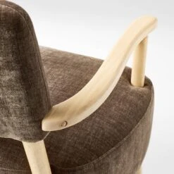 Corallina Upholstered Wooden Accent Chair Brown - Threshold™ Designed With Studio McGee -Whalen Furniture GUEST ac425caa eb21 4d8c 8995 284526e2ed49