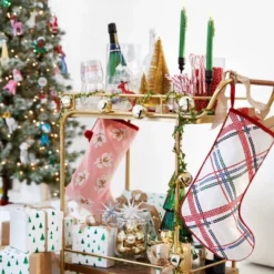 Metal, Wood, And Leather Bar Cart - Gold - Threshold™ -Whalen Furniture GUEST ad392018 2332 492a 9895 31e97dc6f038