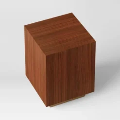 Wood And Metal Plinth Accent Table - Threshold™ -Whalen Furniture GUEST b0aa5303 be68 469f af51 3993844f9d1c