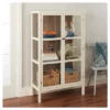 56.2" Hadley Library Cabinet With Glass Shell White - Threshold™ 1 56.2" Hadley Library Cabinet With Glass Shell White - Threshold™ -Whalen Furniture GUEST b27660bf b767 4281 b125 b4e4c371f513